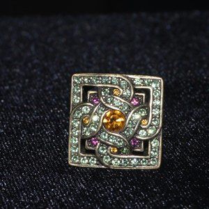 La Vintage Kathy Levine Peridot Citrine Amethyst